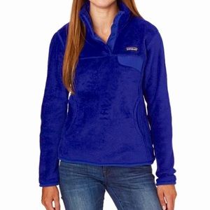 Patagonia bright blue fleece